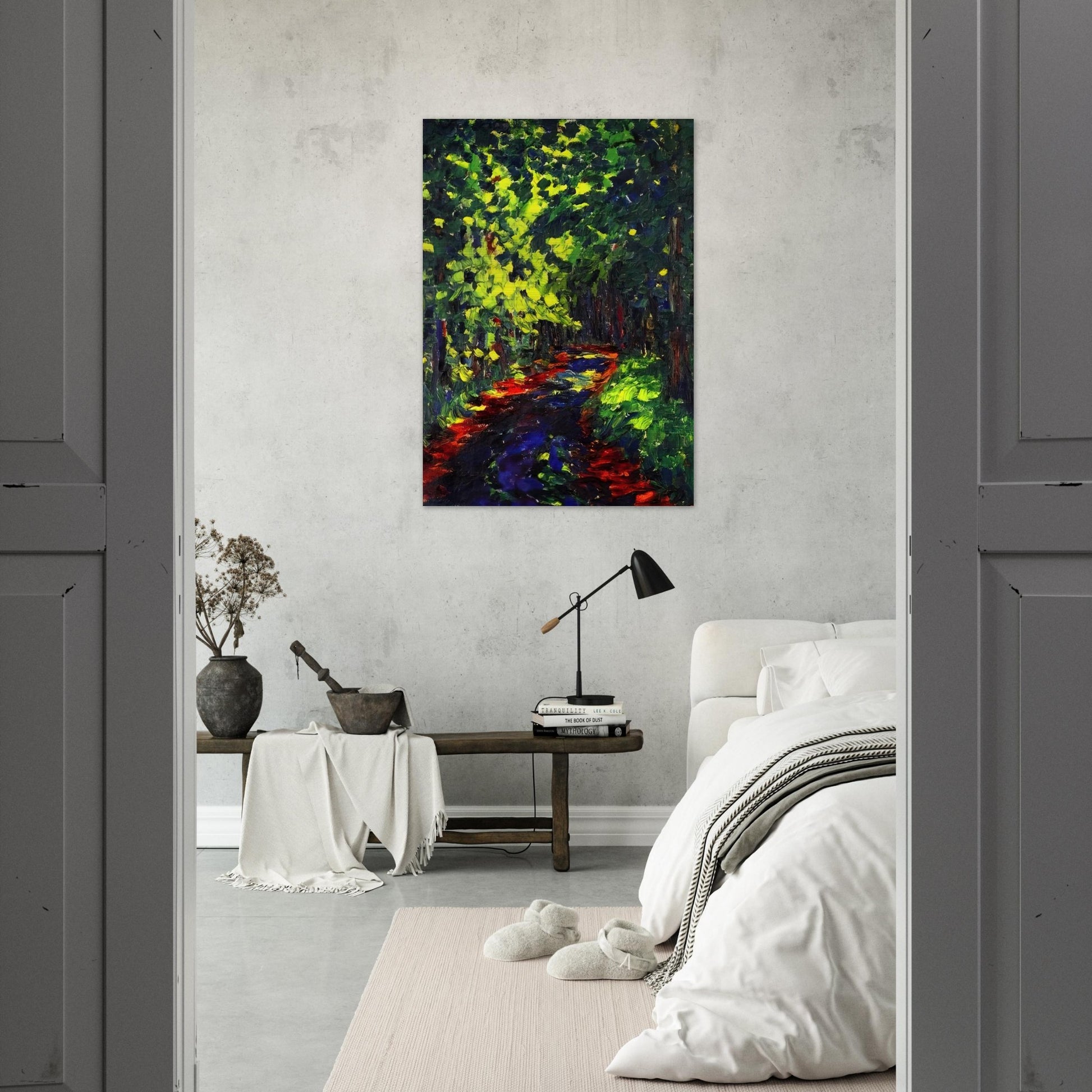 Forest Path - Emil Nolde Brushed Aluminum Print - 70x100 cm / 28x40 inches | Emil Nolde Aluminum Print | Emil Nolde Prints