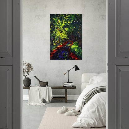 Forest Path - Emil Nolde Brushed Aluminum Print - 70x100 cm / 28x40 inches | Emil Nolde Aluminum Print | Emil Nolde Prints