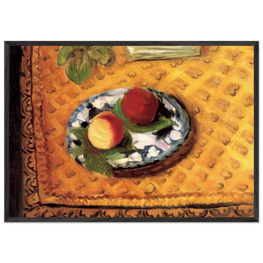 TWO PEACHES 1920 - Henri Matisse 70x100 cm / 28x40 inches Framed Art Print – Black Wooden Frame