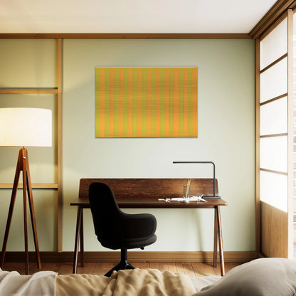 Two Yellows - 1959 - Gene Davis Brushed Aluminum Print - 70x100 cm / 28x40 inches | Gene Davis Aluminum Print | Gene Davis Prints