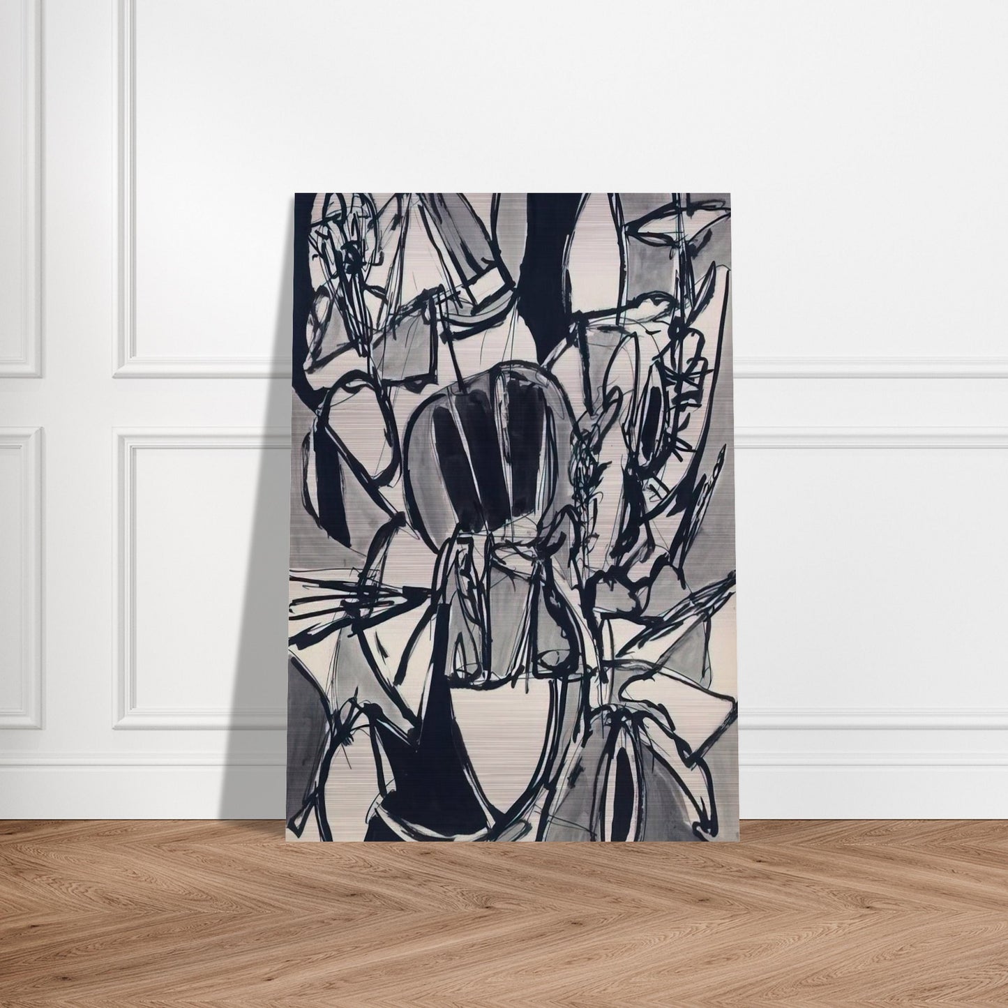 Bird Land - 1952 - Gene Davis Brushed Aluminum Print - 70x100 cm / 28x40 inches | Gene Davis Aluminum Print | Gene Davis Prints