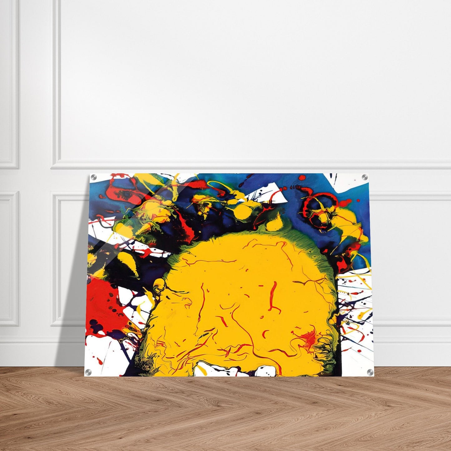 Untitled  SFP94-141  SFF 1811  - Sam Francis Acrylic Print - 70x100 cm / 28x40″ inches | Sam Francis Wall Art | Sam Francis Prints