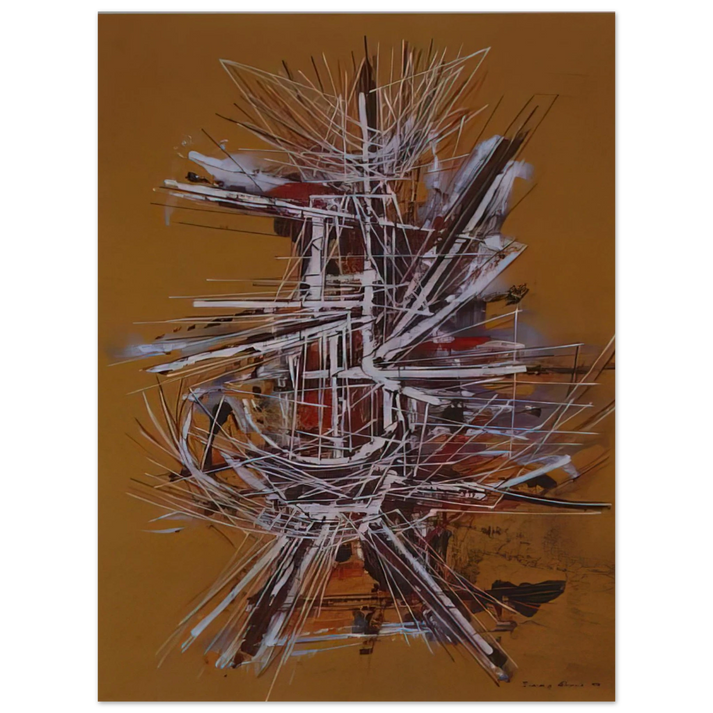 Jimmy Ernst - Southwest Image - 1958  75x100 cm / 30x40inches Fine Art Poster