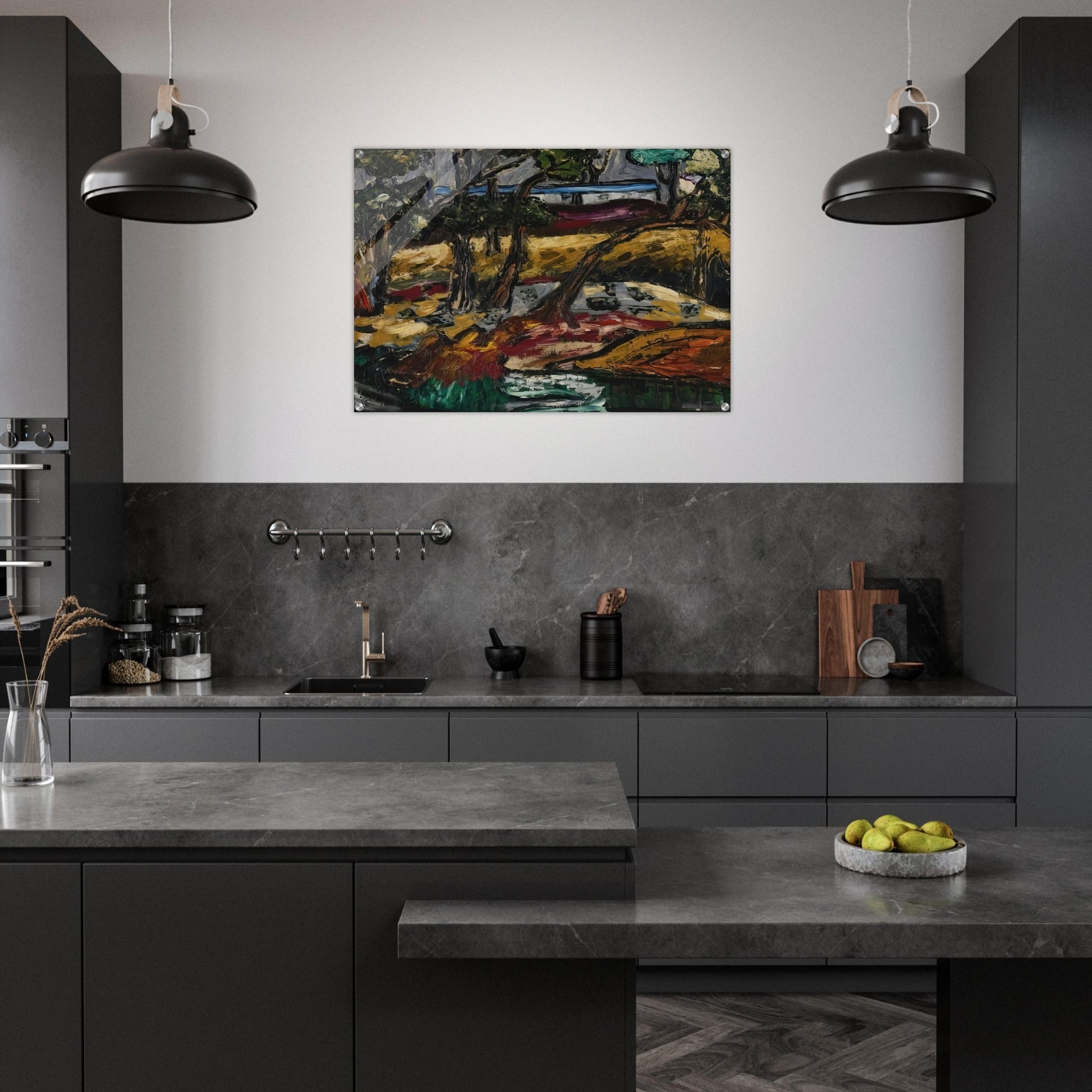 Landscape - Expressionism - Forrest Bess Acrylic Print - 70x100 cm / 28x40″ inches | Forrest Bess Wall Art | Forrest Bess Prints