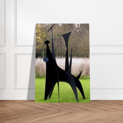 THE DOG - Alexander Calder Brushed Aluminum Print - 70x100 cm / 28x40 inches | Alexander Calder Aluminum Print | Alexander Calder Prints