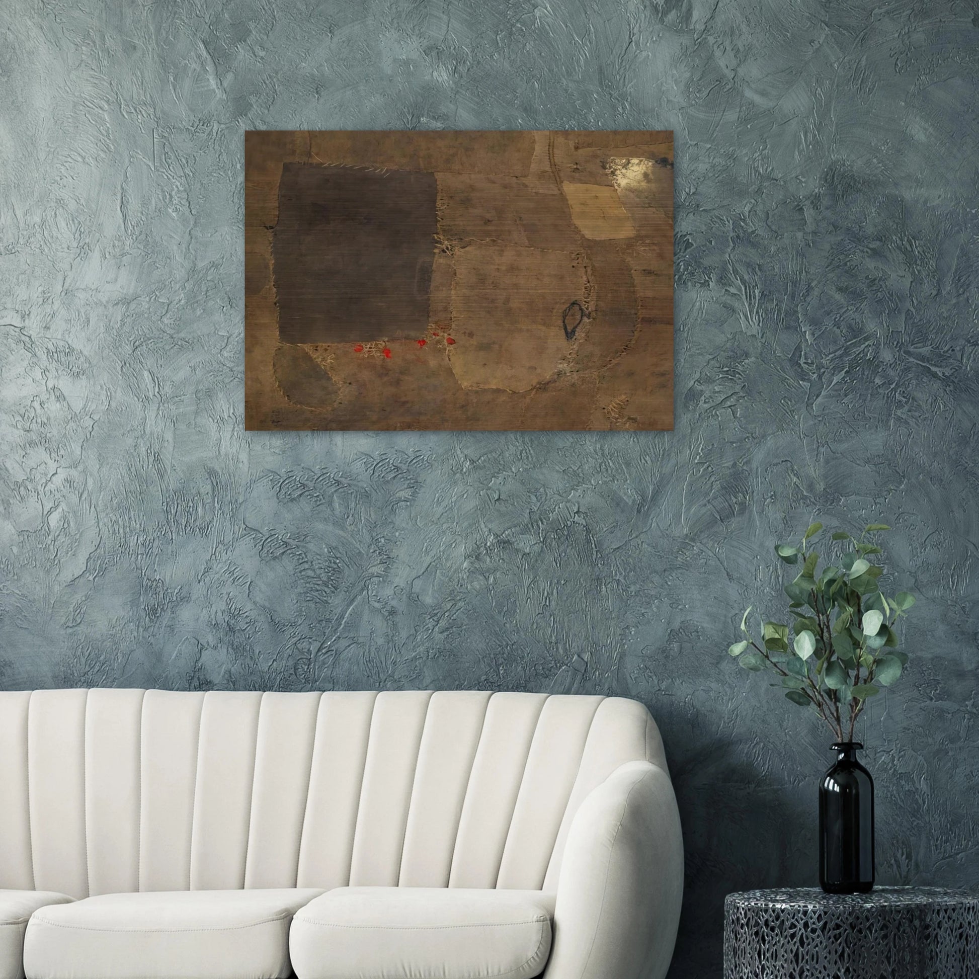 Composition - Alberto Burri Brushed Aluminum Print - 70x100 cm / 28x40 inches | Alberto Burri Aluminum Print | Alberto Burri Prints