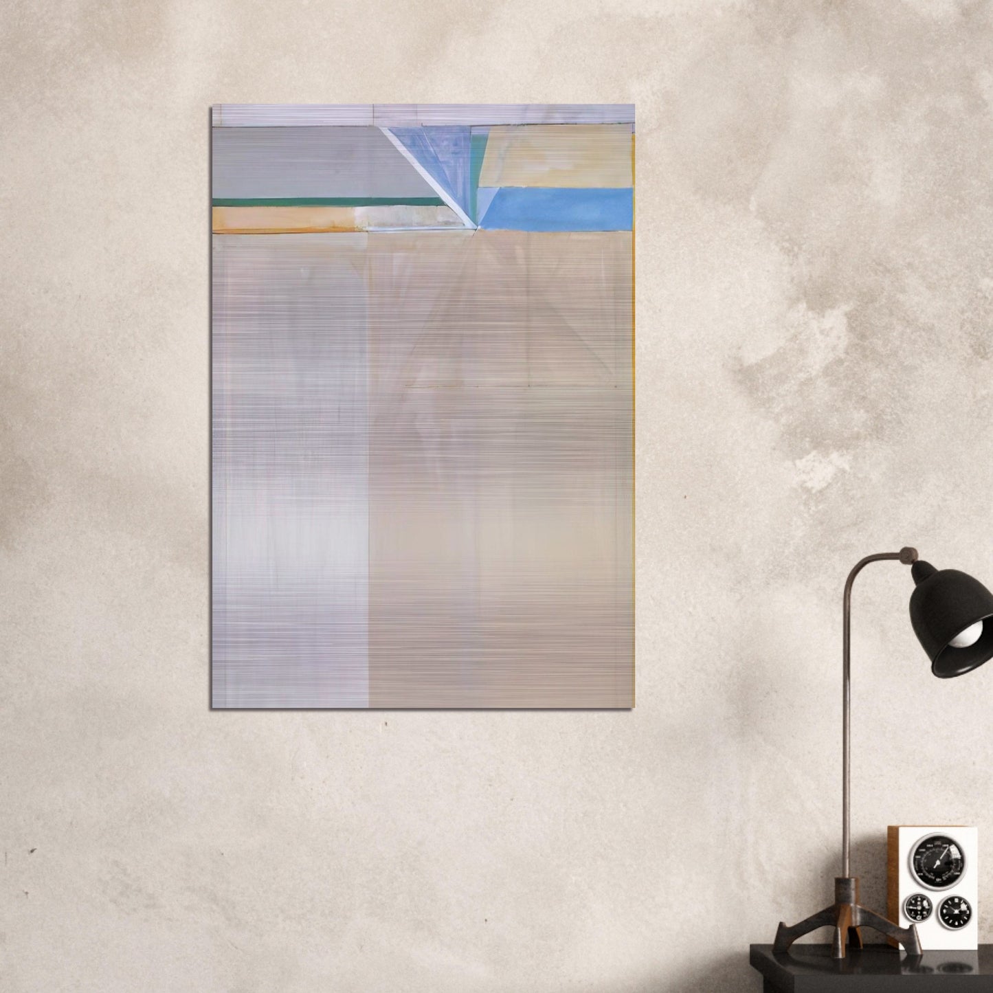 Ocean Park #46 - Richard Diebenkorn Brushed Aluminum Print - 70x100 cm / 28x40 inches | Richard Diebenkorn Aluminum Print | Richard Diebenkorn Prints