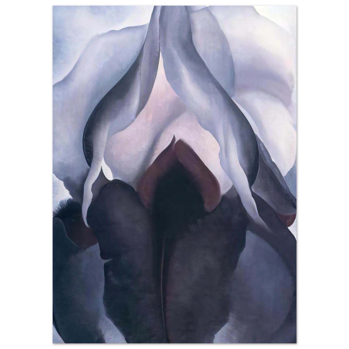 Georgia O'Keeffe - Black Iris III Fine Art Poster