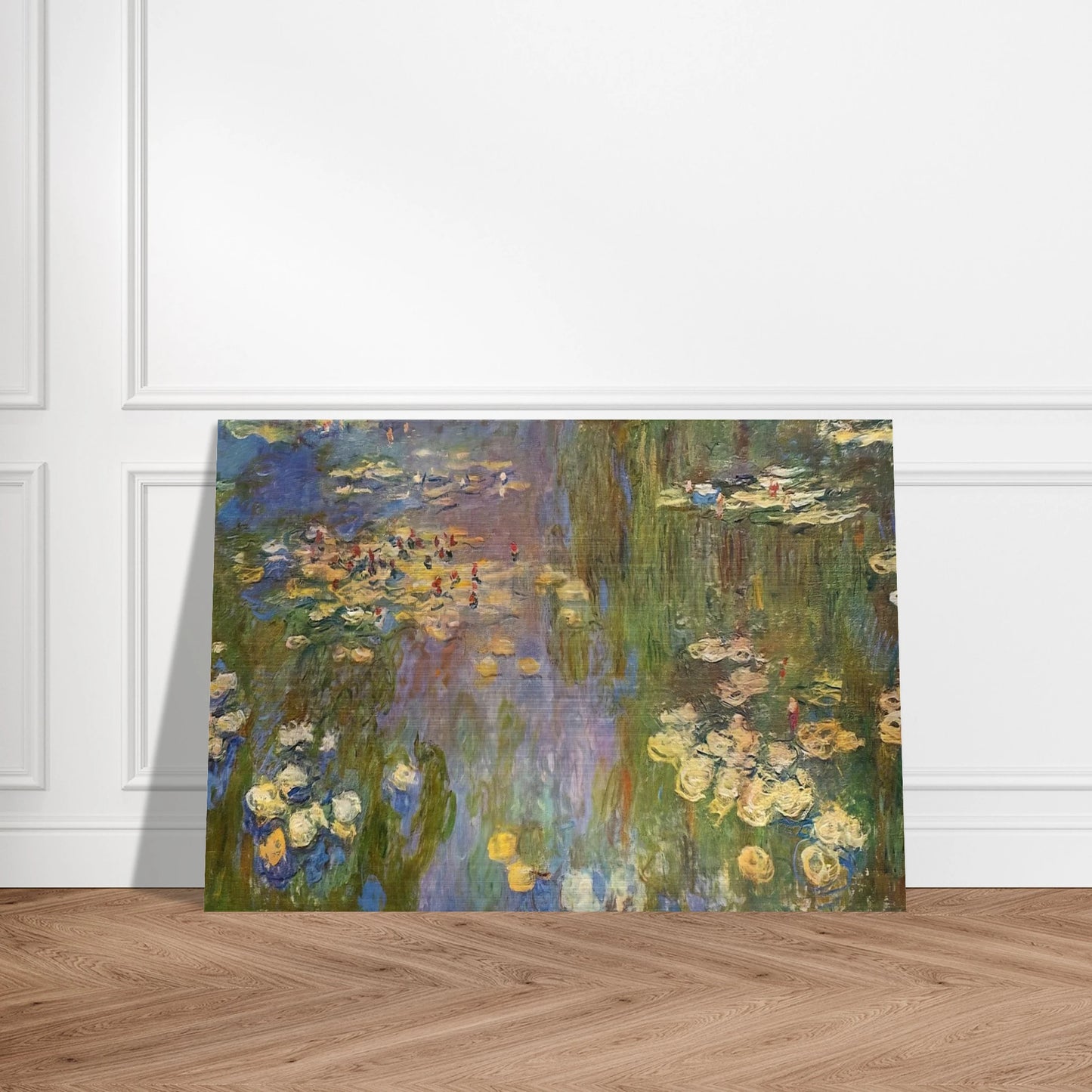 Water Lilies - claude monet Brushed Aluminum Print - 70x100 cm / 28x40 inches | claude monet Aluminum Print | claude monet Prints