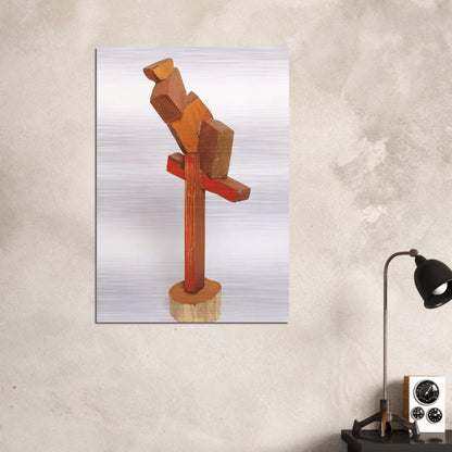 DIVERTIMENTO 1997 - Esteban Vicente Brushed Aluminum Print - 70x100 cm / 28x40 inches | Esteban Vicente Aluminum Print | Esteban Vicente Prints