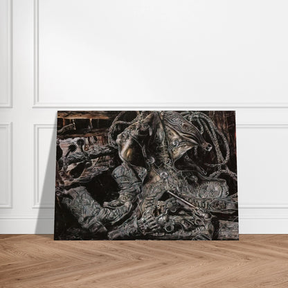 NONAME 8 - Ivan Albright Brushed Aluminum Print - 70x100 cm / 28x40 inches | Ivan Albright Aluminum Print | Ivan Albright Prints