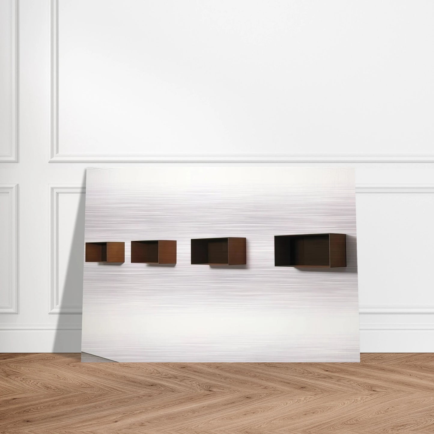 Untitled 90-9 Donaldson - 1990 - Donald Judd Brushed Aluminum Print - 70x100 cm / 28x40 inches | Donald Judd Aluminum Print | Donald Judd Prints