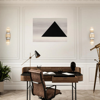 Triangle Form - Ellsworth Kelly Brushed Aluminum Print - 70x100 cm / 28x40 inches | Ellsworth Kelly Aluminum Print | Ellsworth Kelly Prints