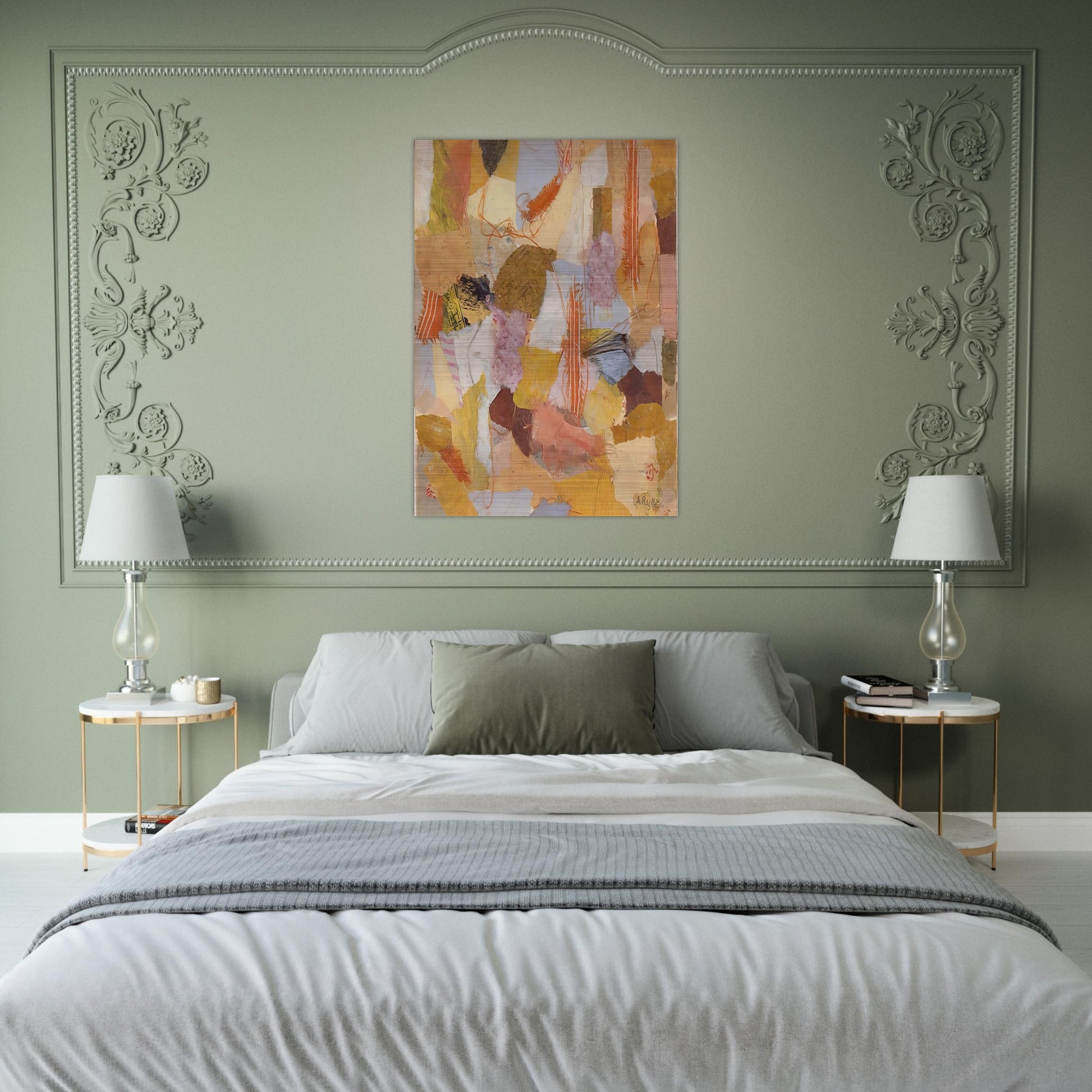 Number 650 - 1953 - Anne Ryan Brushed Aluminum Print - 70x100 cm / 28x40 inches | Anne Ryan Aluminum Print | Anne Ryan Prints