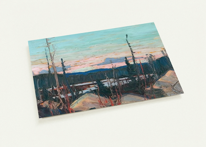 BURNT AREA WITH RAGGED ROCKS 1915 By Tom Thomson Pack of 10 Post Cards | Tom Thomson Post Cards | A6 (10.5 x 14.8 cm) - 4.1 x 5.8 inches