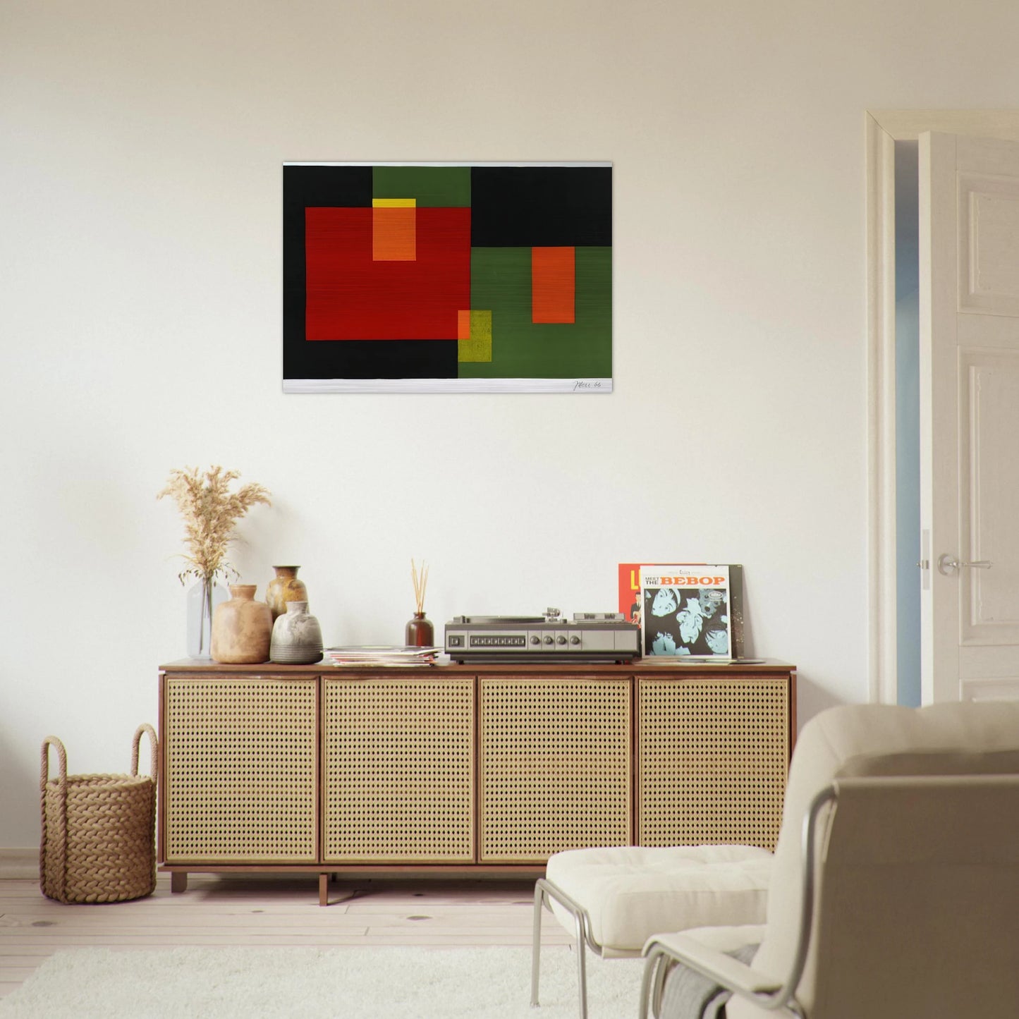 Untitled - 1966 - Johannes Itten Brushed Aluminum Print - 70x100 cm / 28x40 inches | Johannes Itten Aluminum Print | Johannes Itten Prints