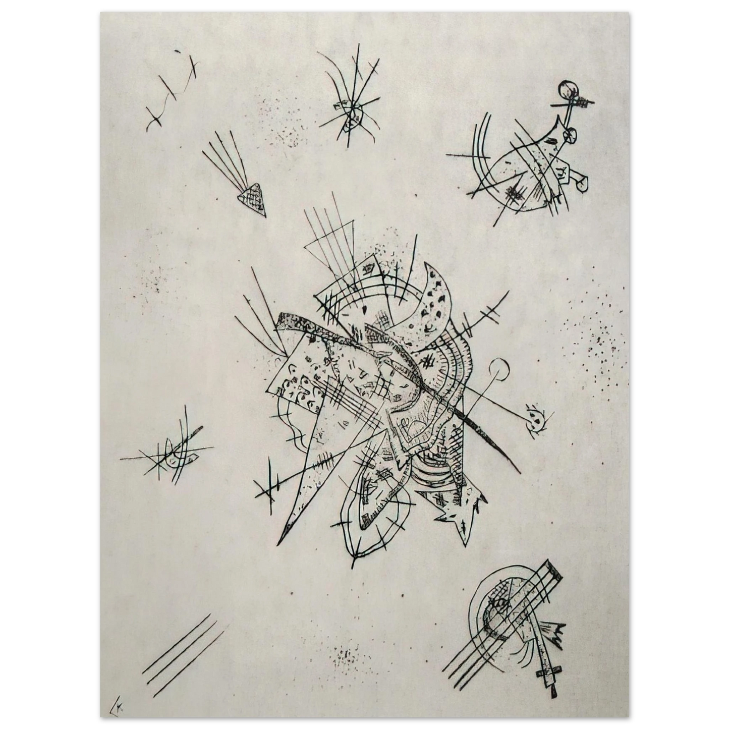 Wassily Kandinsky - SMALL WORLDS X 1922  75x100 cm / 30x40inches Fine Art Poster
