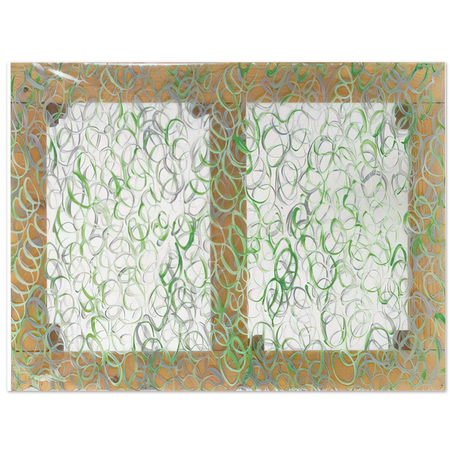 Carla Accardi - Verdeargento - 1969  75x100 cm / 30x40inches Fine Art Poster