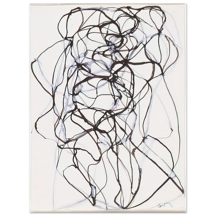 Brice Marden - Aphrodite Study - 1993  75x100 cm / 30x40inches Fine Art Poster