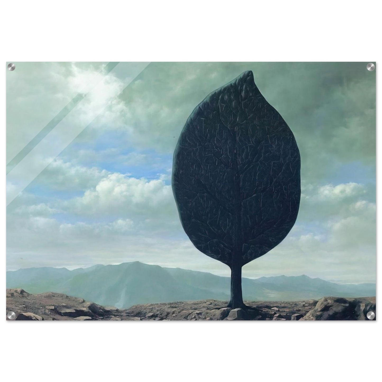 PLAIN OF AIR 1940 - Rene Magritte Acrylic Print - 70x100 cm / 28x40″ inches