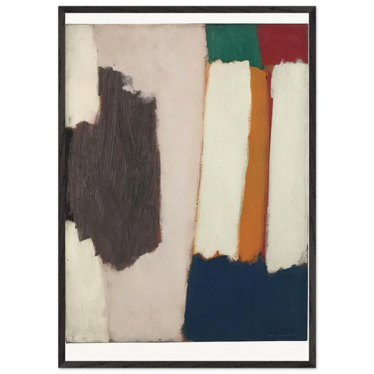 GC53 - 1963 - Giorgio Cavallon 70x100 cm / 28x40 inches Framed Art Print – Black Wooden Frame