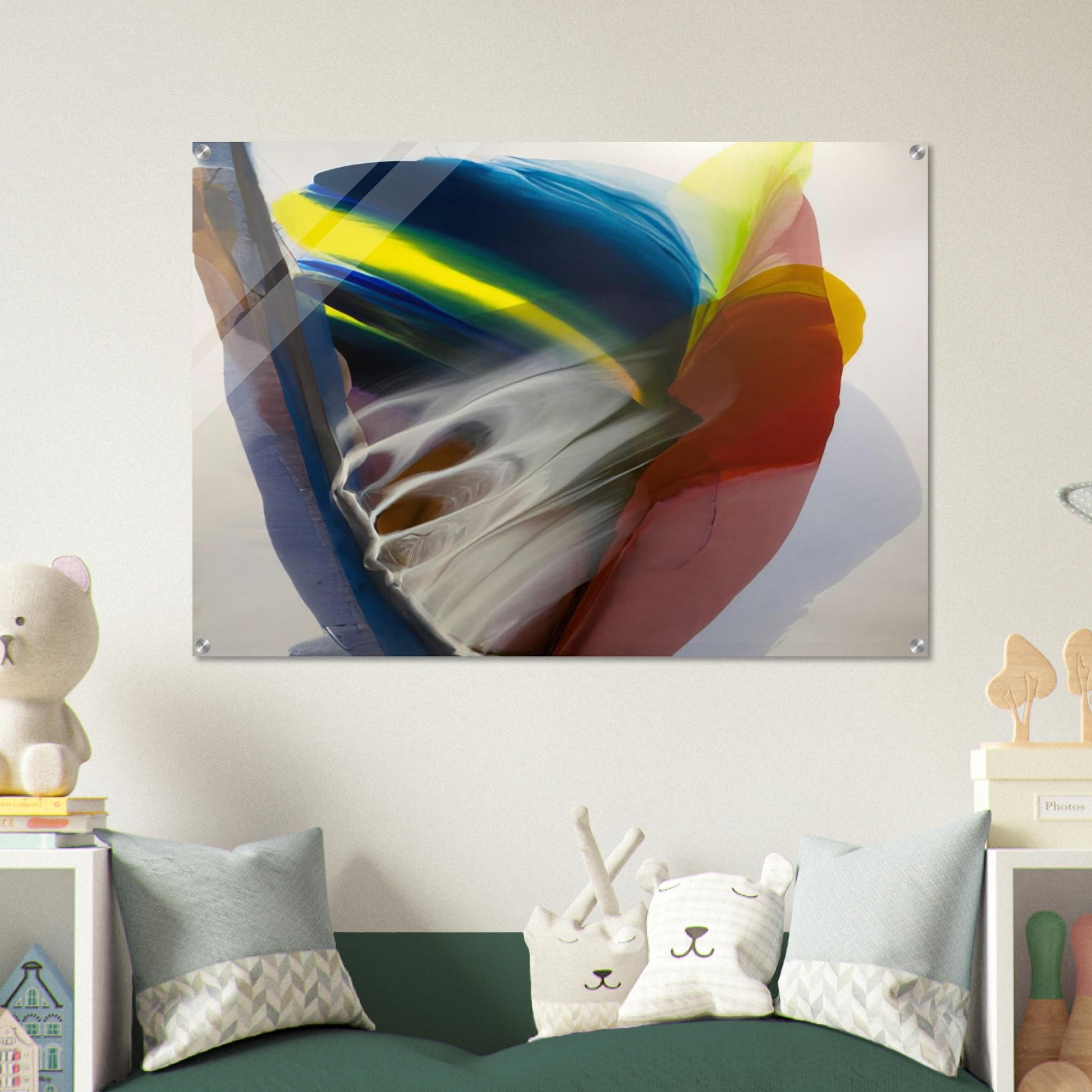 Wanderland Express - 1976 - Paul Jenkins Acrylic Print - 70x100 cm / 28x40″ inches | Paul Jenkins Wall Art | Paul Jenkins Prints