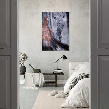Untitled - Tachisme - Jiro Yoshihara Brushed Aluminum Print - 70x100 cm / 28x40 inches | Jiro Yoshihara Aluminum Print | Jiro Yoshihara Prints