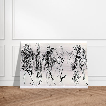 Summer Scroll #8 Five Kinds of Hydra Trees - 1986 - Brice Marden Brushed Aluminum Print - 70x100 cm / 28x40 inches | Brice Marden Aluminum Print | Brice Marden Prints