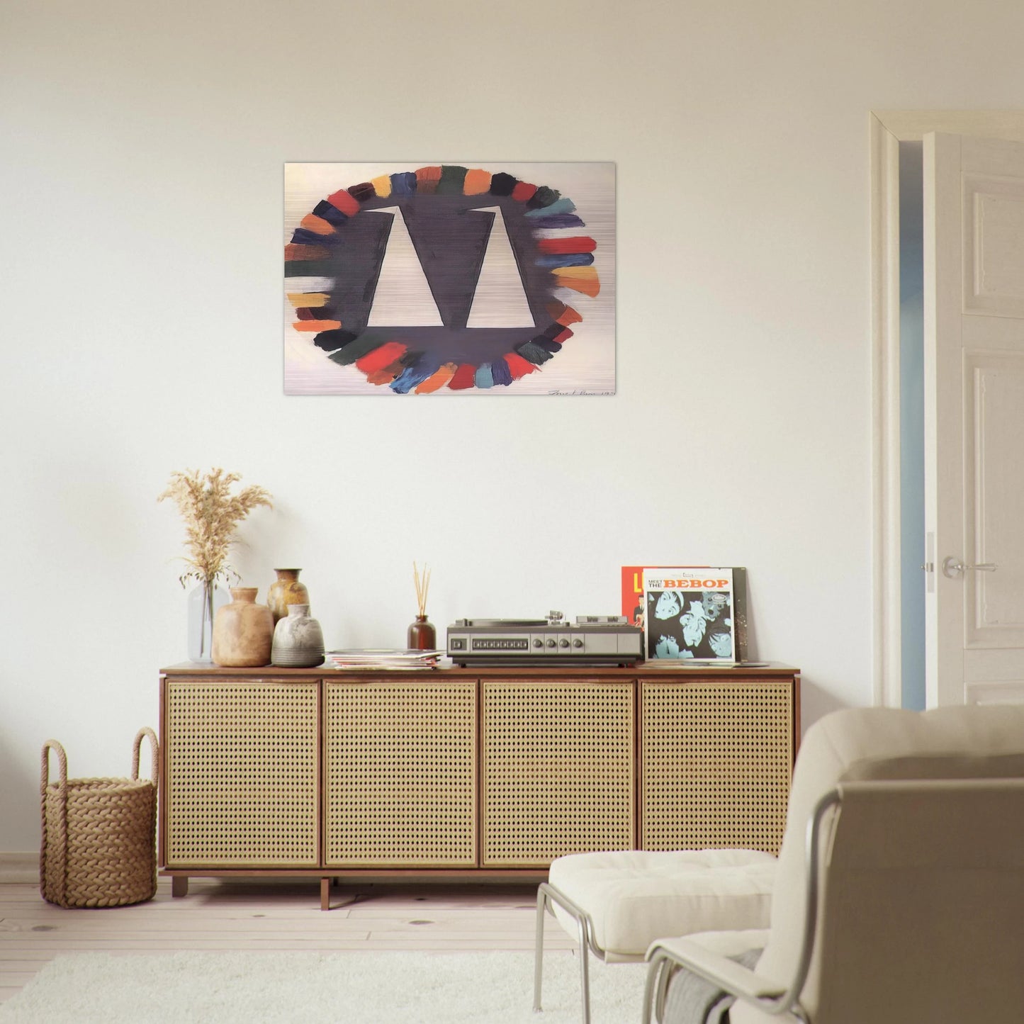 Untitled - 1970 - Forrest Bess Brushed Aluminum Print - 70x100 cm / 28x40 inches | Forrest Bess Aluminum Print | Forrest Bess Prints