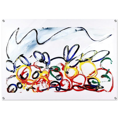Acerbo - 1983 - Mario Schifano Acrylic Print - 70x100 cm / 28x40″ inches