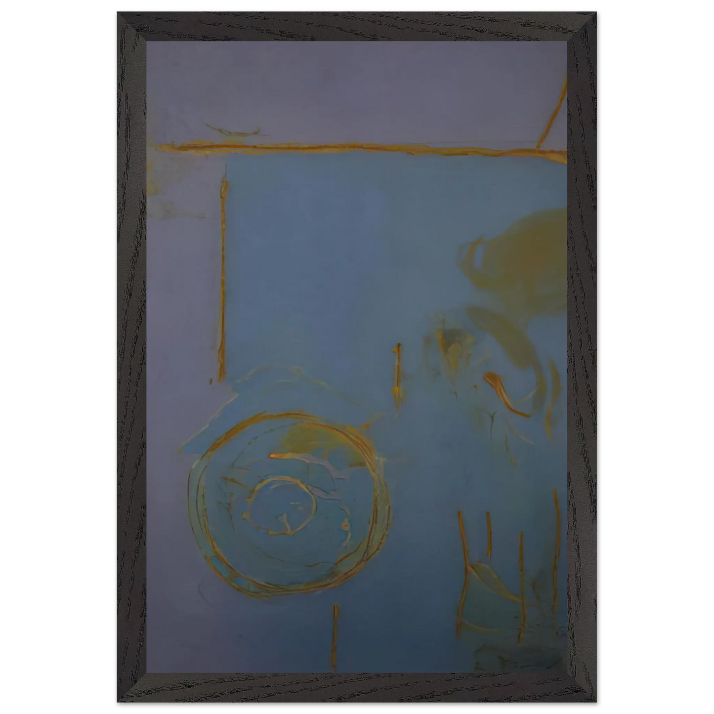 Helen Frankenthaler - Guadalupe - 1989 Wall art - 45x60 cm / 18x24 Inches - Premium Wooden Framed Poster With Fine Art Paper - White frame