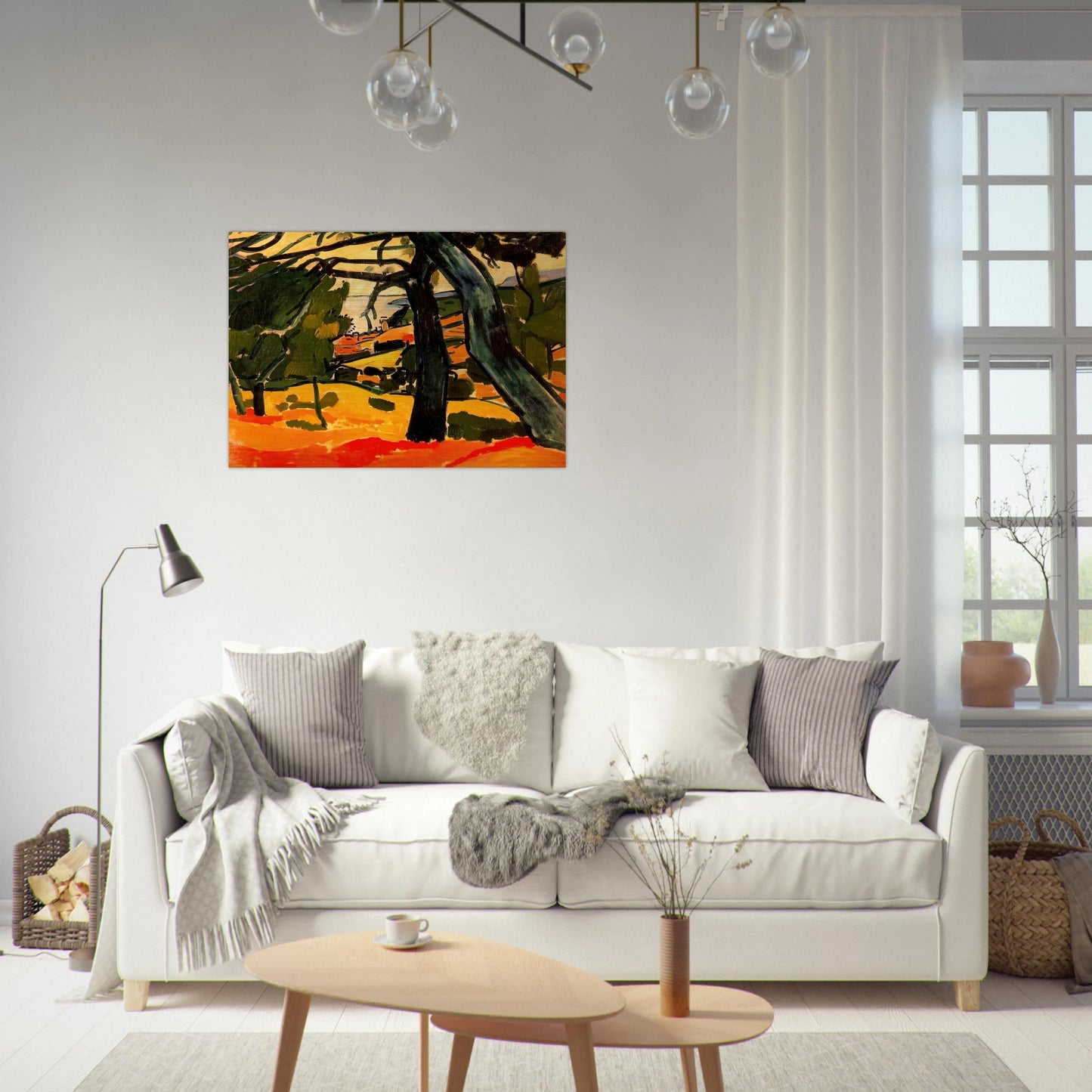 LANDSCAPE 1907 1 - Andre Derain Brushed Aluminum Print - 70x100 cm / 28x40 inches | Andre Derain Aluminum Print | Andre Derain Prints