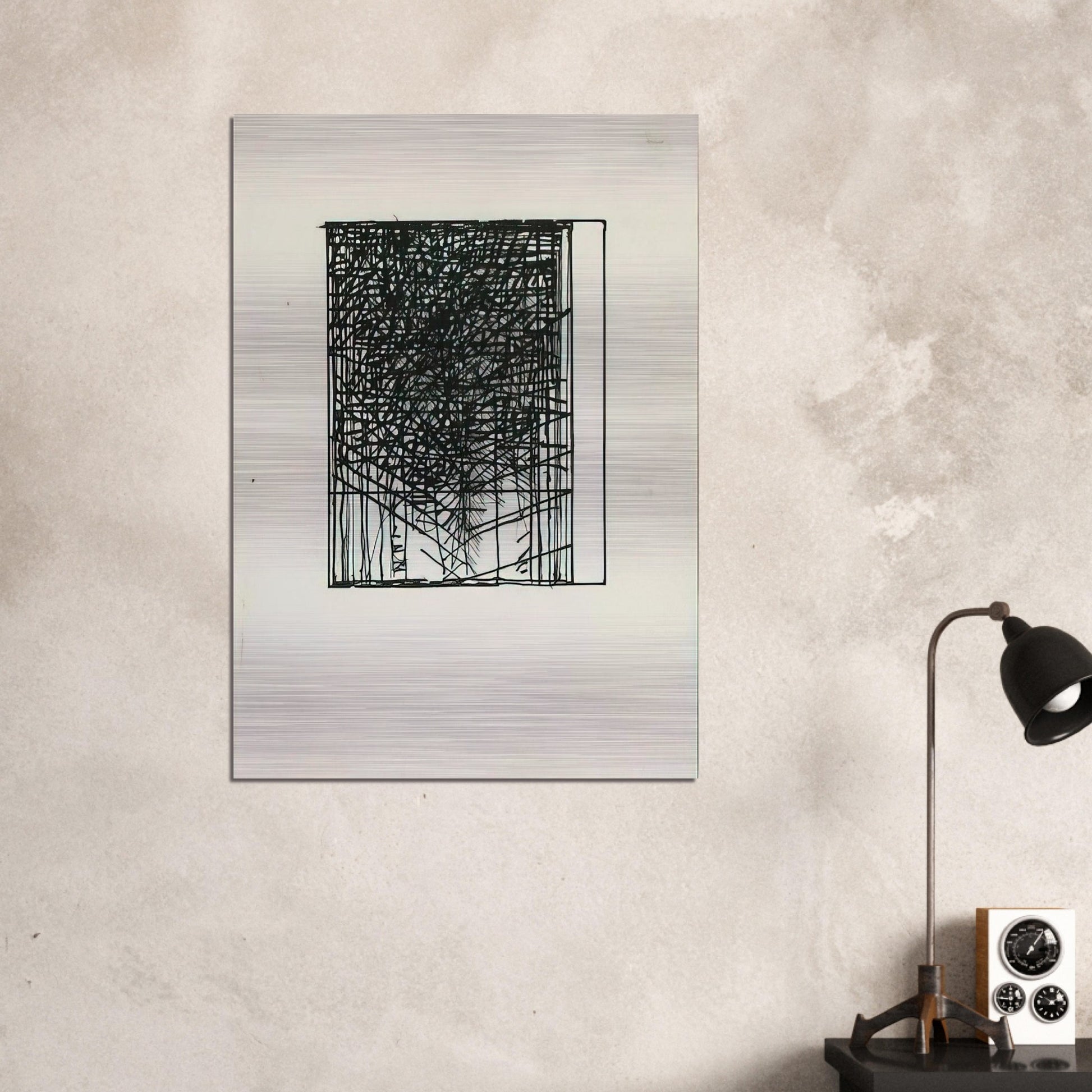 Suicide Note - 1973 - Brice Marden Brushed Aluminum Print - 70x100 cm / 28x40 inches | Brice Marden Aluminum Print | Brice Marden Prints