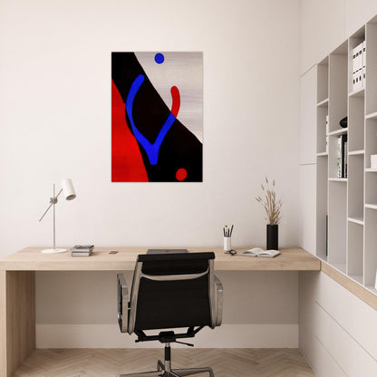 Frond and navel - Jean Arp Brushed Aluminum Print - 70x100 cm / 28x40 inches | Jean Arp Aluminum Print | Jean Arp Prints