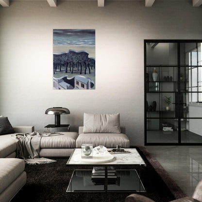 POPULAR PANORAMA 1926 - Rene Magritte Brushed Aluminum Print - 70x100 cm / 28x40 inches | Rene Magritte Aluminum Print | Rene Magritte Prints