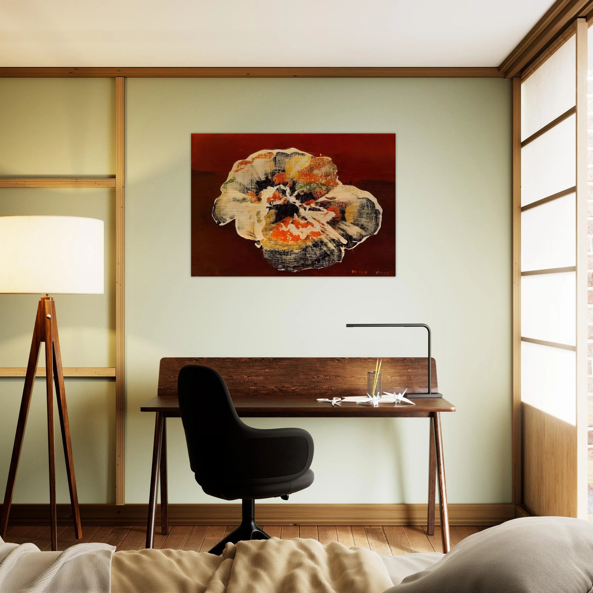Flower Shell - Max Ernst Brushed Aluminum Print - 70x100 cm / 28x40 inches | Max Ernst Aluminum Print | Max Ernst Prints