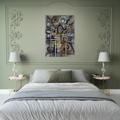 The Center - Richard Pousette-Dart Brushed Aluminum Print - 70x100 cm / 28x40 inches | Richard Pousette-Dart Aluminum Print | Richard Pousette-Dart Prints