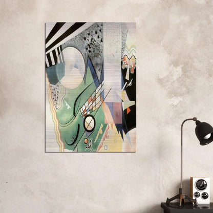 GREEN COMPOSITION 1923 - Wassily Kandinsky Brushed Aluminum Print - 70x100 cm / 28x40 inches | Wassily Kandinsky Aluminum Print | Wassily Kandinsky Prints