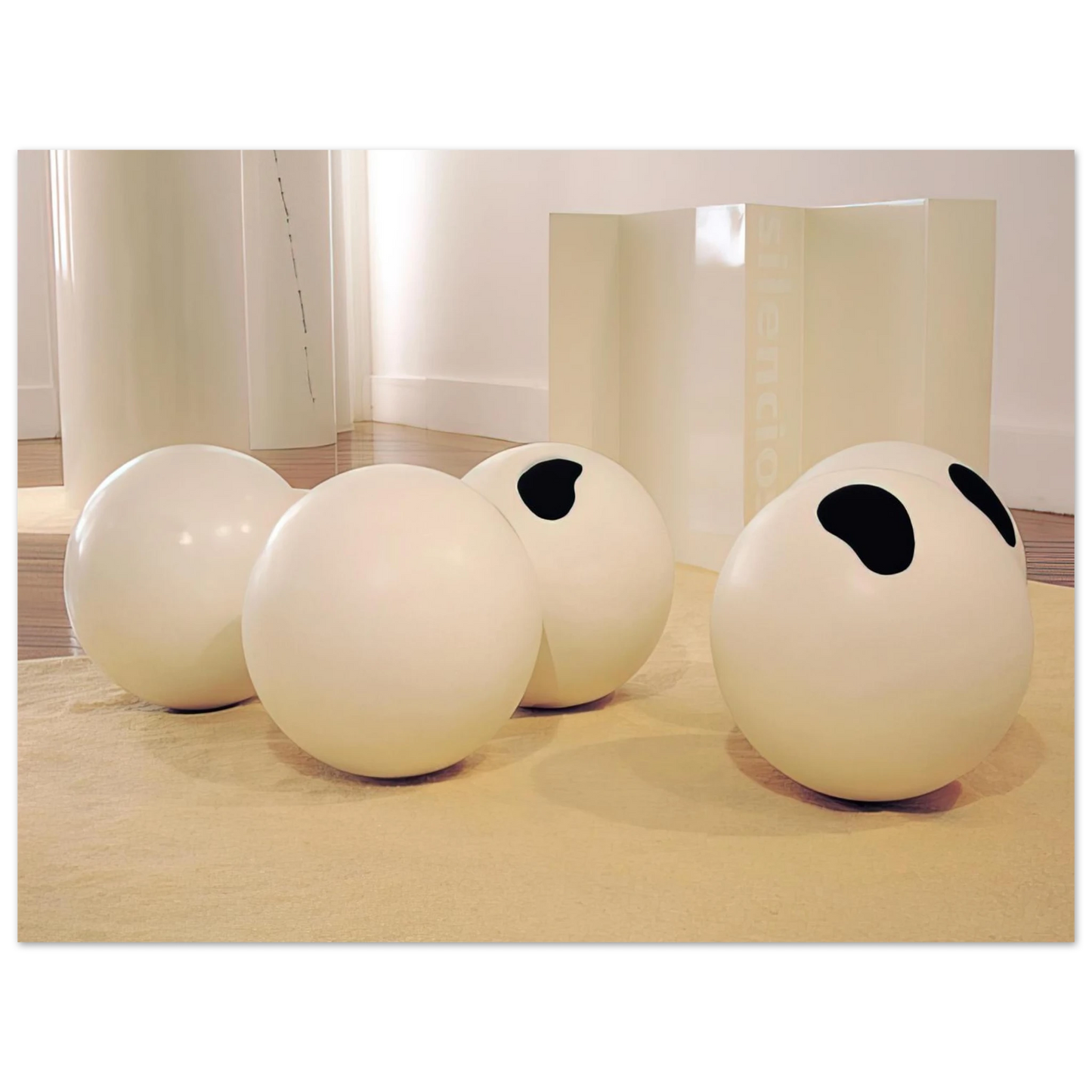 Lygia Pape - Balls - 2001  75x100 cm / 30x40inches Fine Art Poster