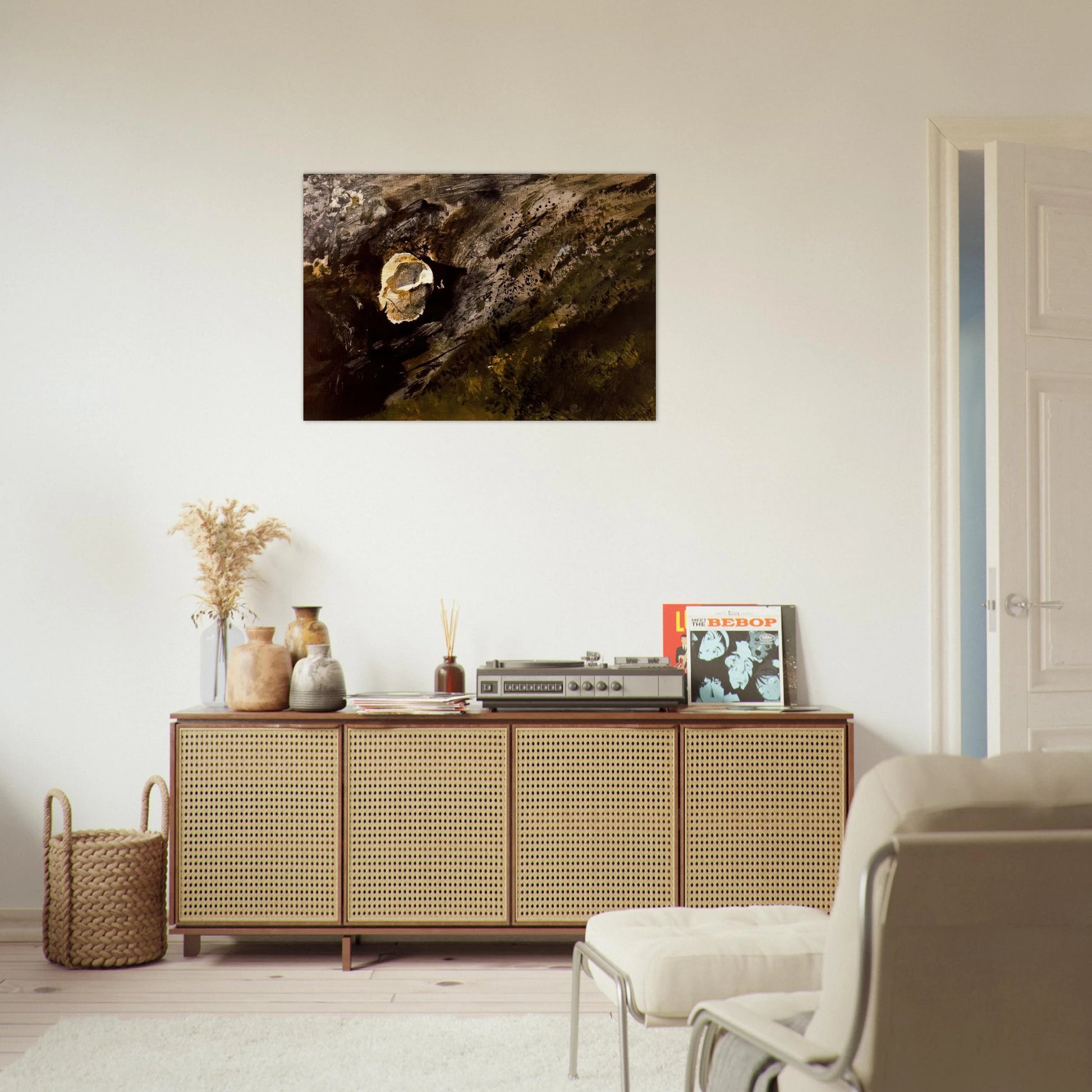 INLAND SHELL - Andrew Wyeth Brushed Aluminum Print - 70x100 cm / 28x40 inches | Andrew Wyeth Aluminum Print | Andrew Wyeth Prints