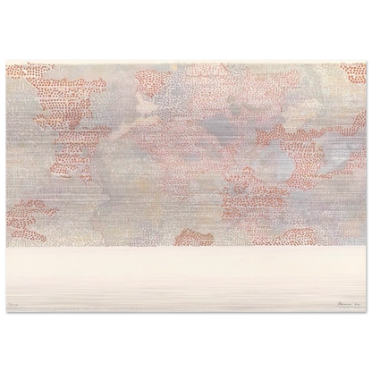 MASKELYNE DA REGION OF THE MOON FROM THE SERIES LUNAR MAPS 1972 - Nancy Graves Brushed Aluminum Print - 70x100 cm / 28x40 inches | Nancy Graves Aluminum Print | Nancy Graves Prints