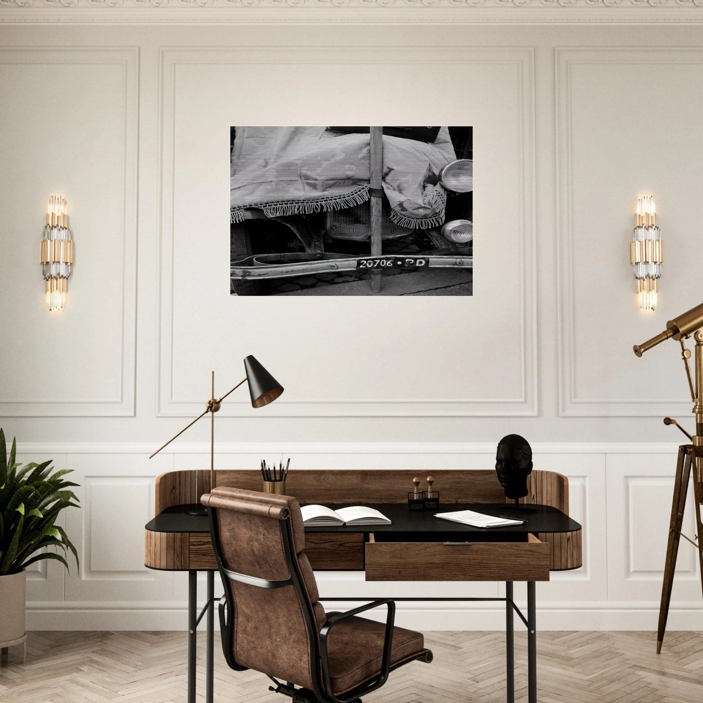 ROME FLEA MARKET V 1952 - Robert Rauschenberg Brushed Aluminum Print - 70x100 cm / 28x40 inches | Robert Rauschenberg Aluminum Print | Robert Rauschenberg Prints