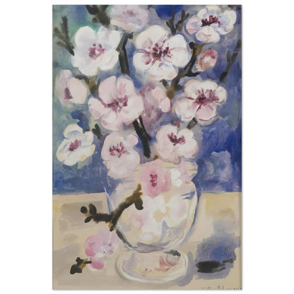 Dogwood Blossoms - Post-Impressionism - Natalia Goncharova Art Prints - 100x150 cm / 40x60″ inches | Natalia Goncharova Poster | Natalia Goncharova Prints