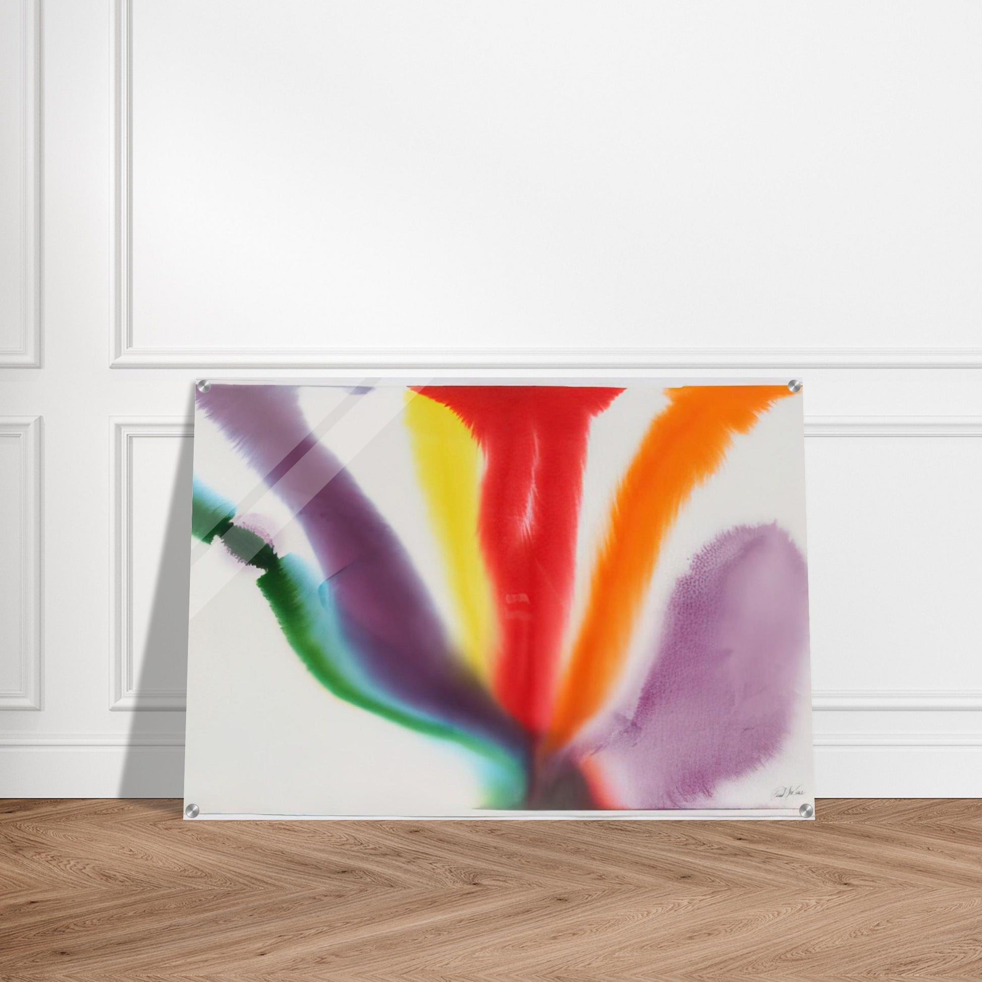 Phenomena Compass Bearing - 1979 - Paul Jenkins Acrylic Print - 70x100 cm / 28x40″ inches