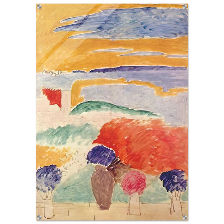 OPEN WINDOW AT TANGIER 1913 - Henri Matisse Acrylic Print - 70x100 cm / 28x40″ inches