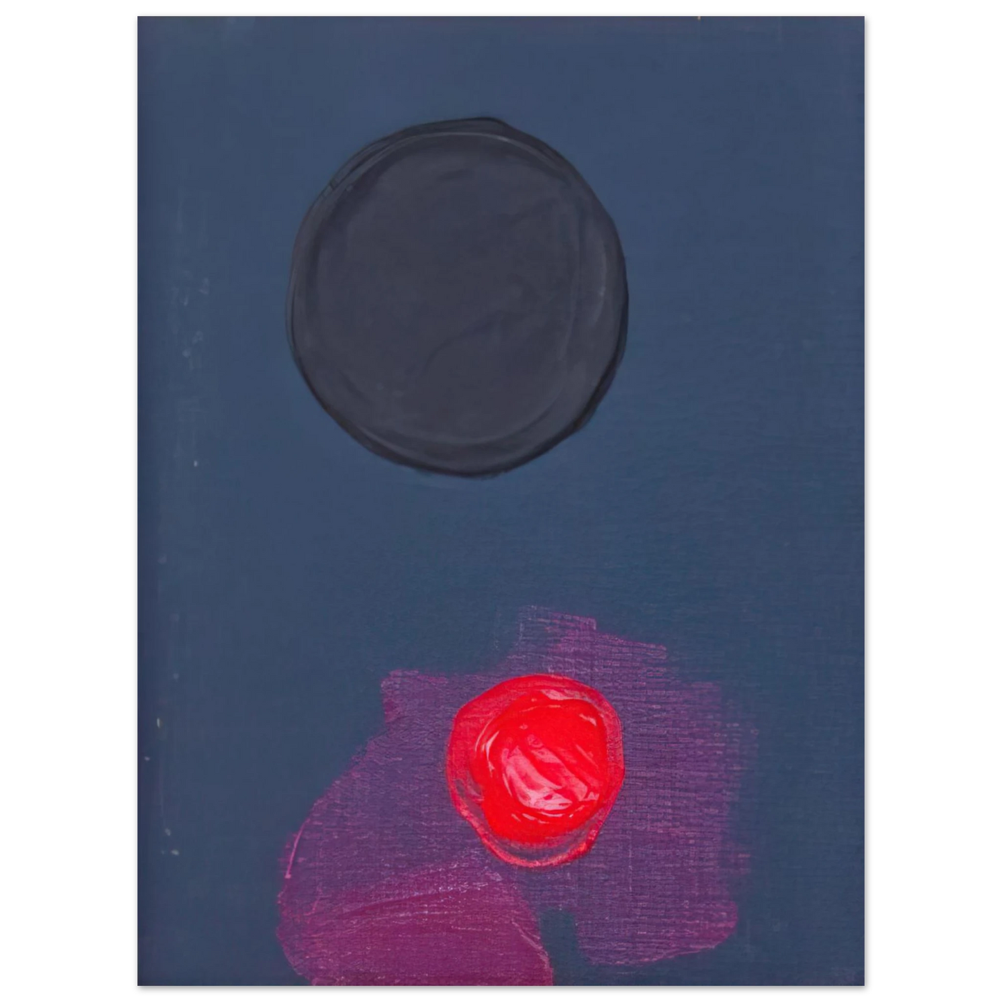 Luis Feito - BAS 1974  75x100 cm / 30x40inches Fine Art Poster