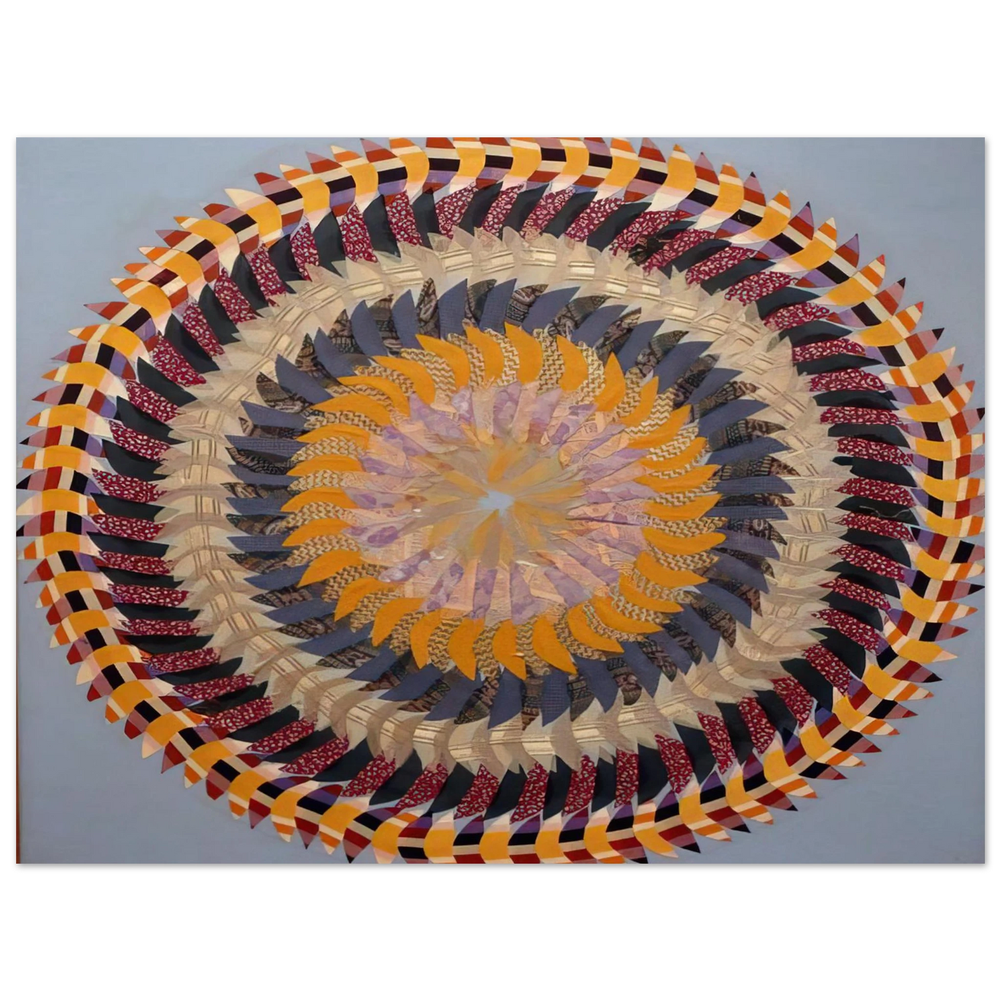 Miriam Schapiro - Golden Pinwheel - 1979  75x100 cm / 30x40inches Fine Art Poster