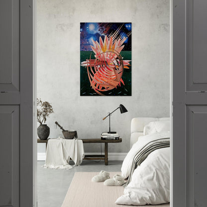Welcome to the Water Planet - James Rosenquist Brushed Aluminum Print - 70x100 cm / 28x40 inches | James Rosenquist Aluminum Print | James Rosenquist Prints