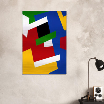 Strates solaires - Fernand Leduc Brushed Aluminum Print - 70x100 cm / 28x40 inches | Fernand Leduc Aluminum Print | Fernand Leduc Prints