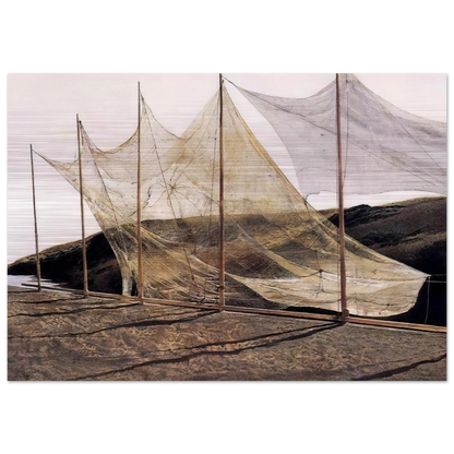 PENTECOST 1989 - Andrew Wyeth Brushed Aluminum Print - 70x100 cm / 28x40 inches | Andrew Wyeth Aluminum Print | Andrew Wyeth Prints